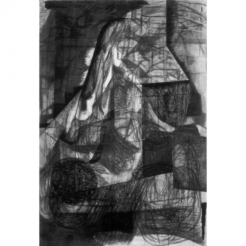 1995 Untitled no. 3 | 75,5 x 109,8 cm | charcoal on paper