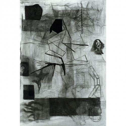 1995 Untitled no. 4 | 78 x 110 cm | charcoal on paper