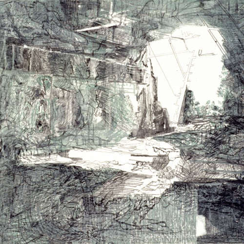 1998 Untitled no.2 | 86 x 75,5 cm | pastel / graphite pencil on paper
