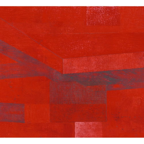 2006 Rood / Red no. 4 | 70 x 100 cm | pastel - graphite pencil on paper | collection Museum van Bommel van Dam, NL