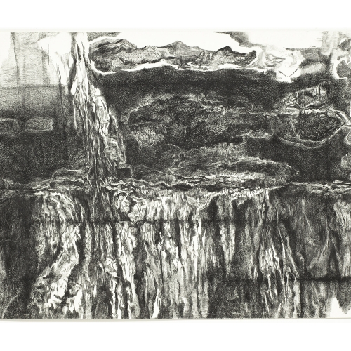 2009 Untitled no. 1 | 153 x 237 cm | charcoal on paper | collection Museum van Bommel van Dam, NL