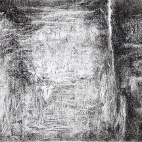 2010 Untitled no. 24 | 41,6 x 60,2 cm | charcoal on paper