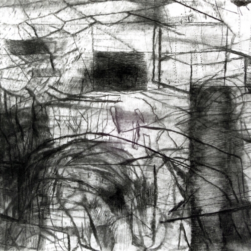 2024 Erased Cities | 100 x 70 cm | charcoal on paper