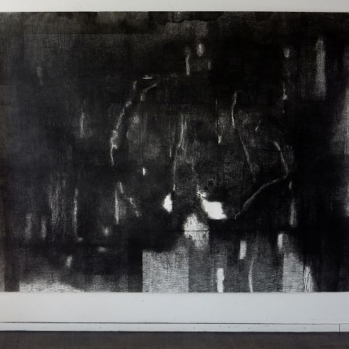 2019 Untitled | 196 x 260 cm | charcoal on paper