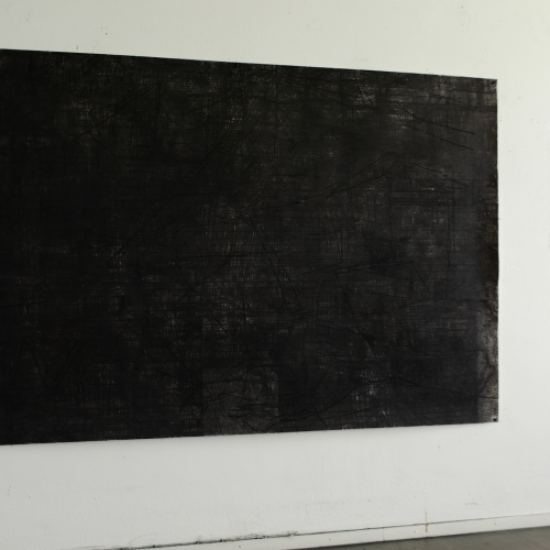 2019 Untitled | 233 x 157 cm | charcoal on paper